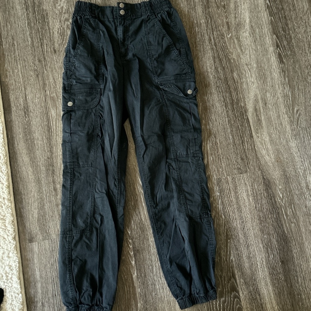 Garage Black Cargo Pants